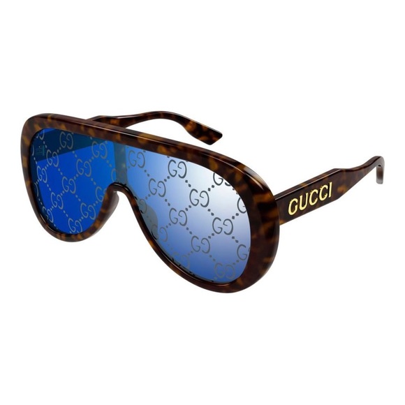 New! Authentic Gucci Shield Sunglasses - Picture 6 of 13